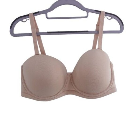 Wacoal Red Carpet Full Figure Underwire Strapless Bra Sand Size 36DD 854119 - Picture 1 of 6